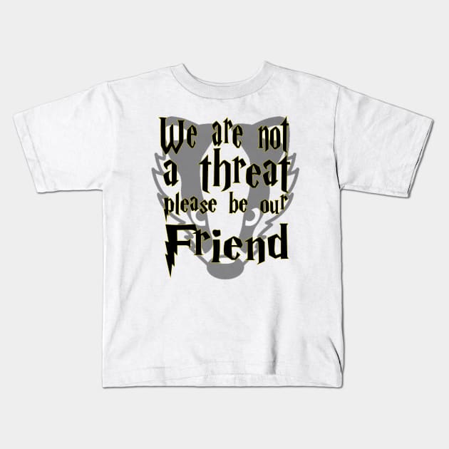 Not a Threat Kids T-Shirt by The Bandwagon Society